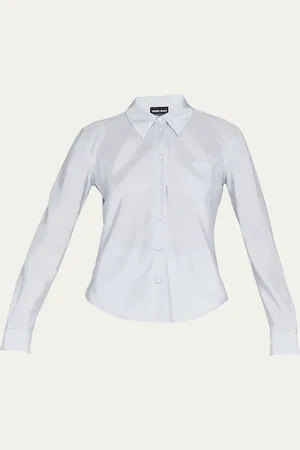 Giorgio Armani Silk Button-Down Blouse