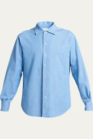 Loro Piana Andre Denim Sport Shirt