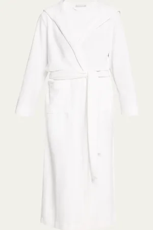 Hanro Hooded Plush Long Robe