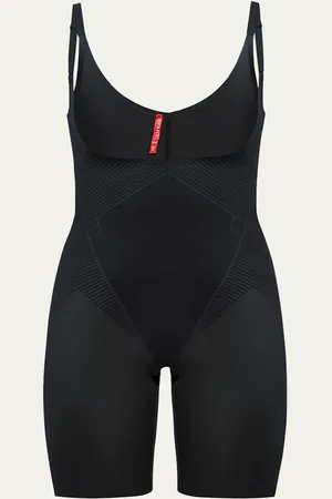 Spanx Shape Invisible Open-Bust Mid-Thigh Bodysuit