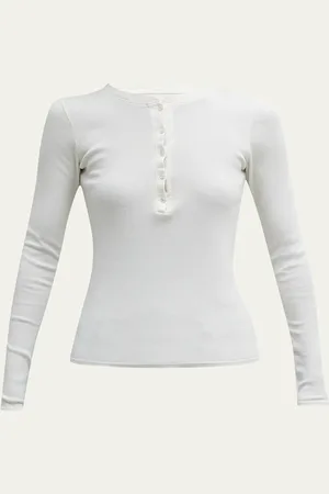 NILI LOTAN Jordan Henley T-Shirt