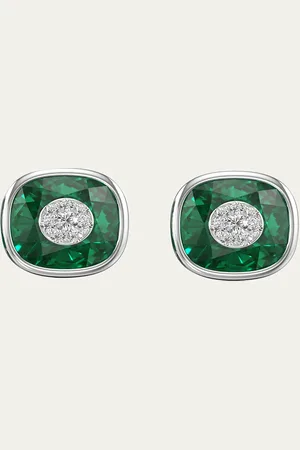 BHANSALI One Collection 10mm Cushion Earrings