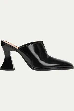 Bottega Veneta Cha-Cha Leather Mule Pumps