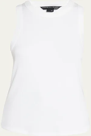 VERONICA BEARD Jordyn Rib-Knit Tank Top