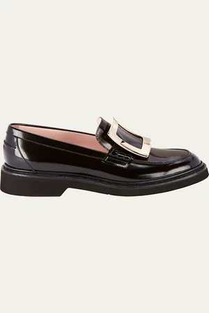 Roger Vivier Viv Rangers Buckle Loafers