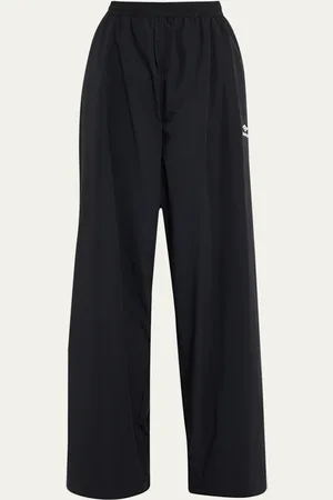 Balenciaga Wide-Leg Tracksuit Pants