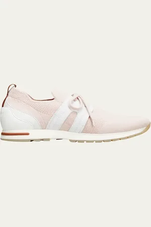 Loro Piana Knit Lace-Up Runner Sneakers