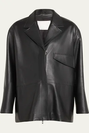 CHRISTOPHER ESBER Charli Leather Zip-Front Jacket