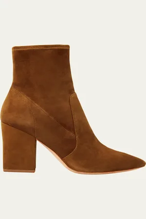 Loeffler Randall Isla Suede Chunky-Heel Boots