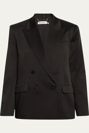 Simkhai Norah Double-Breasted Blazer