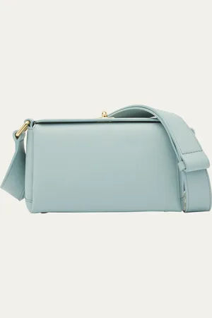 Plan C Mini Turn-Lock Leather Shoulder Bag