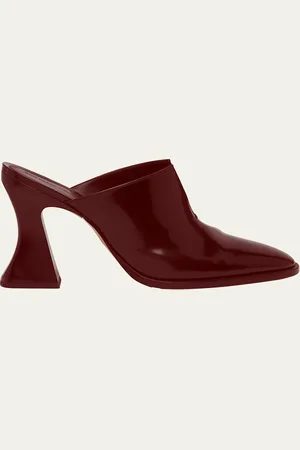 Bottega Veneta Cha-Cha Leather Mule Pumps