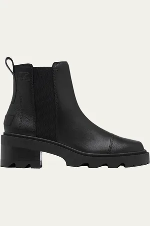 sorel Joan Now Leather Chelsea Ankle Boots