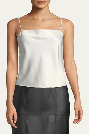 ALICE+OLIVIA Harmon Drapey Slip Tank