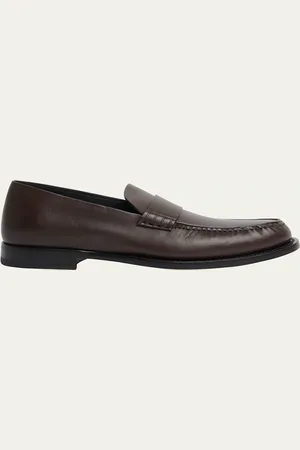 The Row Novus Leather Slip-On Loafers