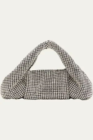 Stuart Weitzman The Moda Mini Shine Crystal Top-Handle Bag