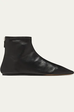 Le Monde Beryl Luna Calfskin Zip Booties