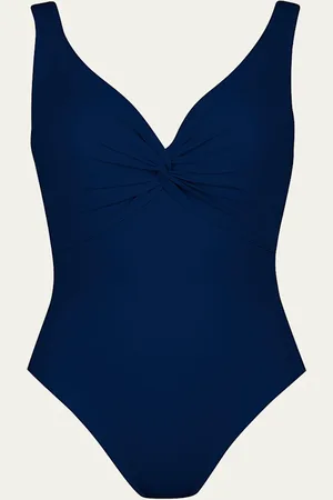 Karla Colletto Twist V-Neck Bodysuit