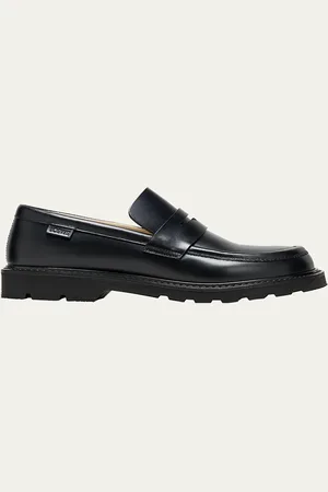 Loewe Blaze Leather Penny Loafers