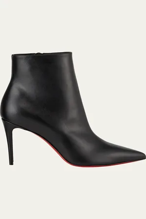 Christian Louboutin So Kate Leather Red Sole Booties