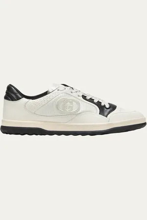 Gucci Bicolor Leather Low-Top Sneakers