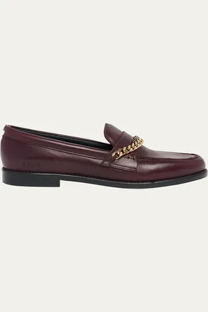 Golden Goose Jerry Chain Leather Penny Loafers