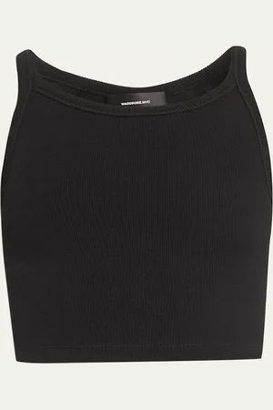 WARDROBE.NYC Crop Ribbed Tank Top