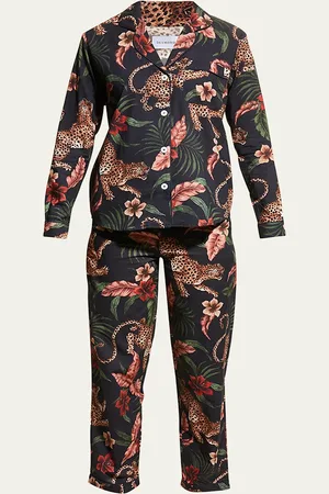 Desmond & Dempsey Soleia Cotton Long Pajama Set