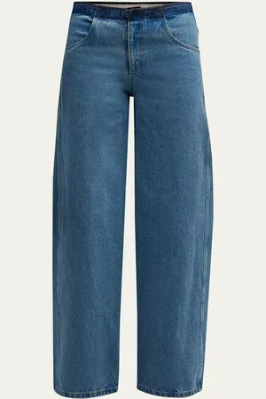 CHRISTOPHER ESBER Deconstructed Denim Straight-Leg Jeans