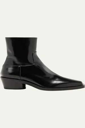 Proenza Schouler Bronco Leather Moto Booties