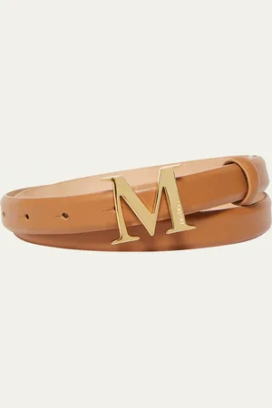Max Mara MClassic20 Brown Leather Belt