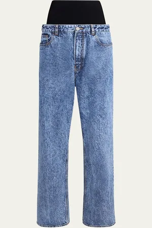 Alaïa Knit Band Denim Pants
