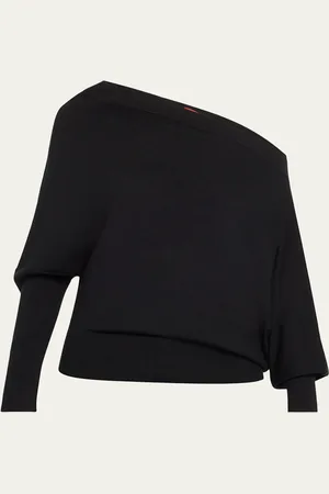 Altuzarra Grainge Cashmere Off-Shoulder Sweater