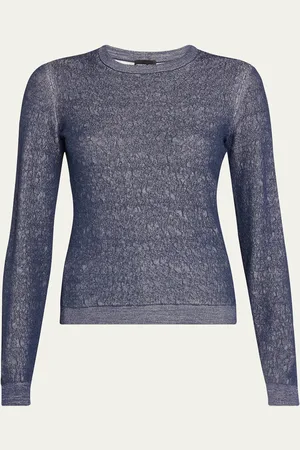 Giorgio Armani Shiny Viscose Knit Top