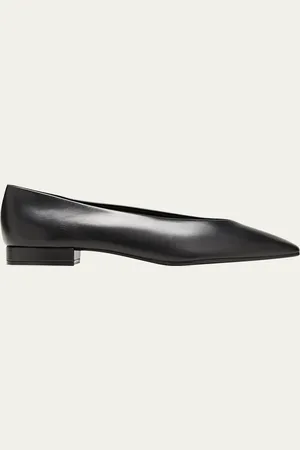 Loro Piana Rebecca Calfskin Ballerina Flats