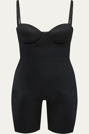 Spanx Shape Suit Your Fancy Strapless Cupped Mid-Thigh Bodysuit