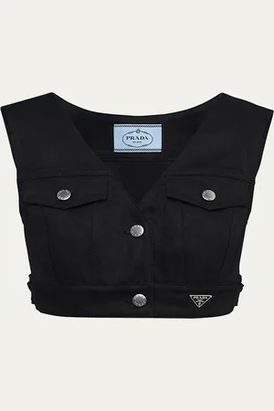 Prada Denim Crop Top