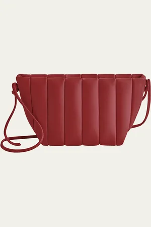 Maeden Boulevard Padded Leather Crossbody Bag