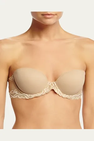 Natori Feathers Strapless Plunge Bra