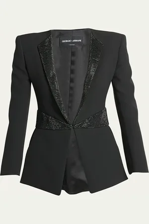 Giorgio Armani Embellished Tuxedo Jacket