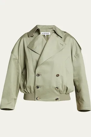 Loewe Cropped Trench Jacket