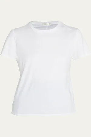The Row Wesler Short-Sleeve Top