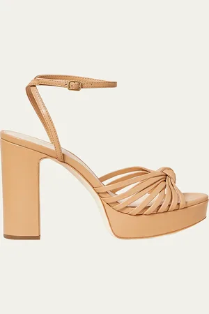 Loeffler Randall Rivka Metallic Knot Platform Sandals