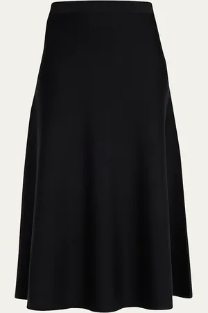 GABRIELA HEARST Freddie Midi Wool-Cashmere Skirt