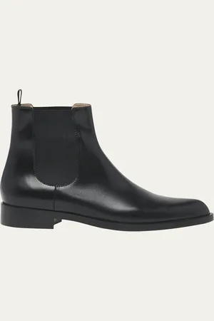 Gianvito Rossi Dover Leather Chelsea Ankle Boots