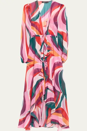 PATBO Delos Tie-Front Robe Coverup