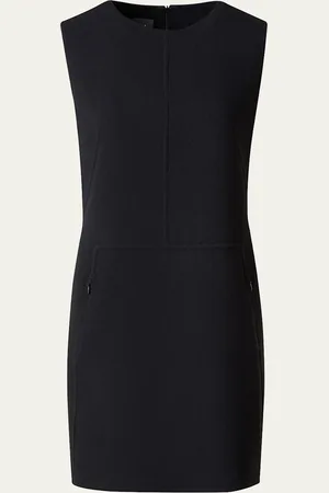 AKRIS Wool Crepe Mini Dress