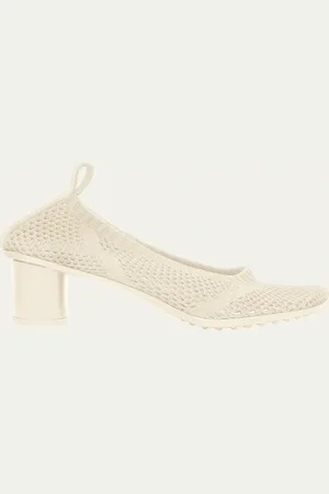 Bottega Veneta Atomic Knit Cylinder-Heel Pumps