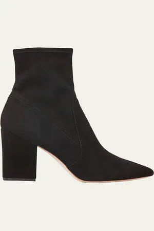 Loeffler Randall Isla Suede Chunky-Heel Boots