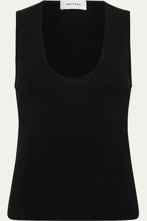 MATTEAU Deep U Tank Top